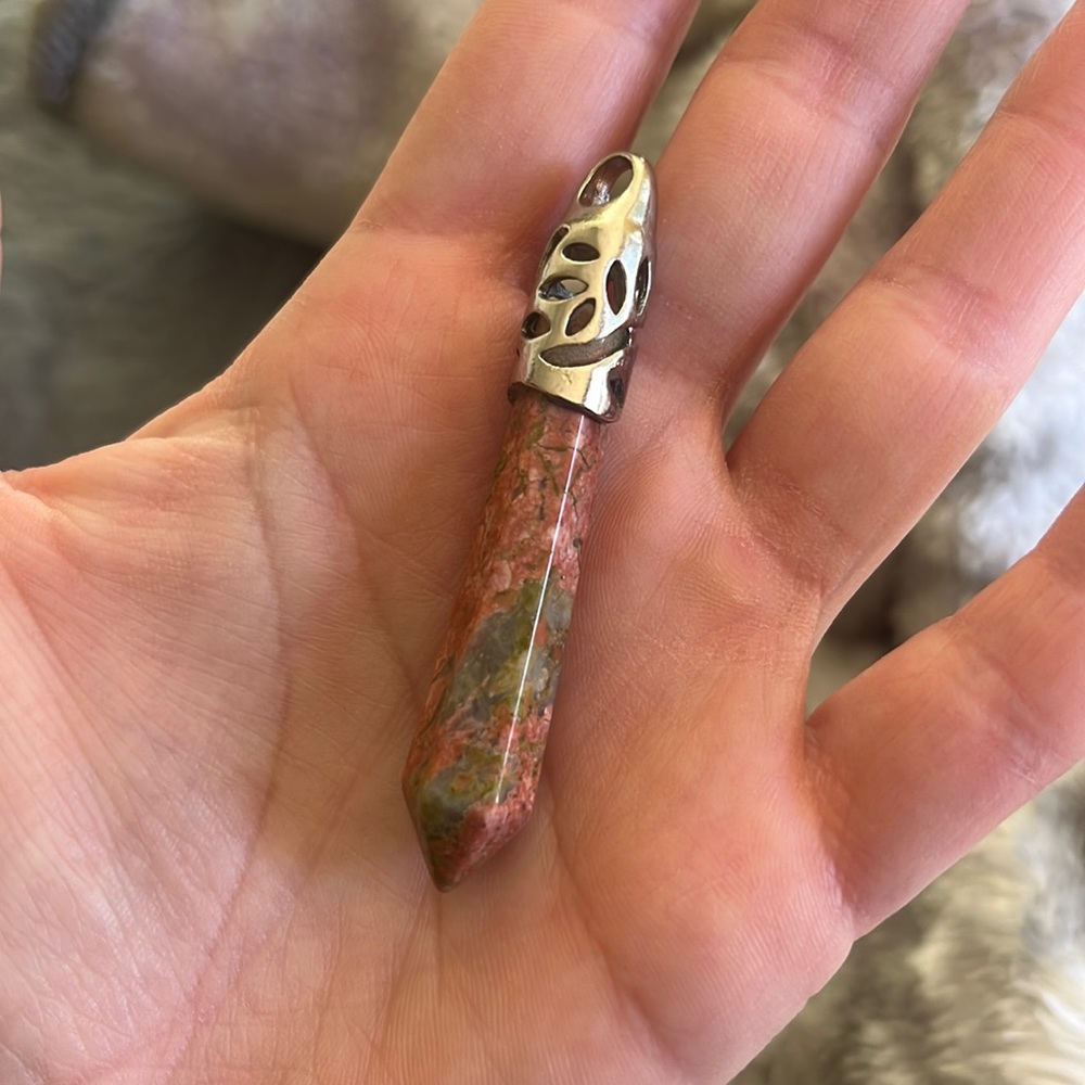 Unakite pendant